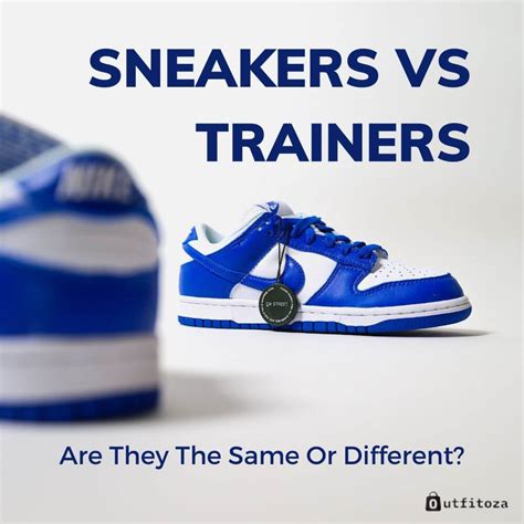 difference between sneakers and trainers.